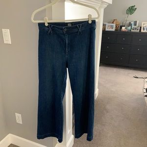 Paige Anessa size 29 jeans . Cropped , flaire